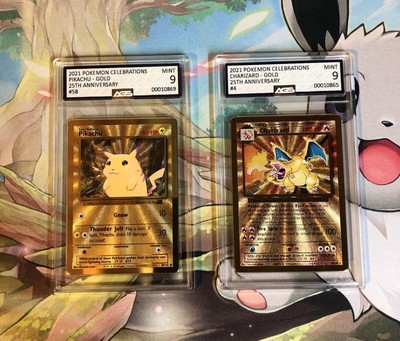 gold pikachu v celebrations
